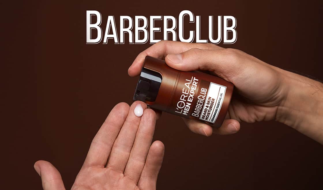 Digital Barberclub Beardskinmoisturiser Packsinhand